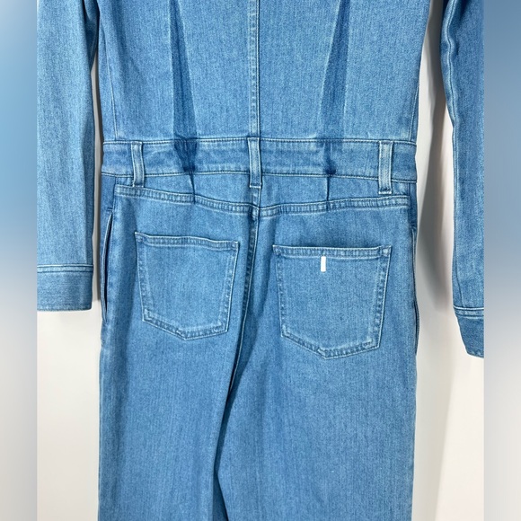Stella McCartney Denim Jumpsuit - Wide Leg Two Tone Size 36 - Picture 12 of 13